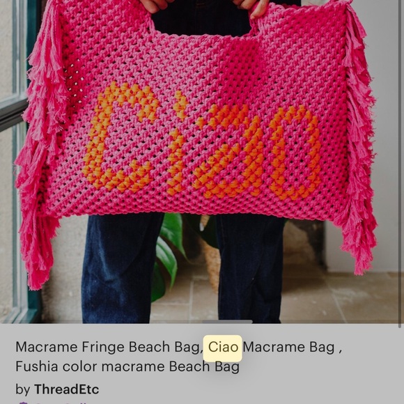 CIAO bag gorgeous handmade and sold out from etsy - Picture 2 of 15